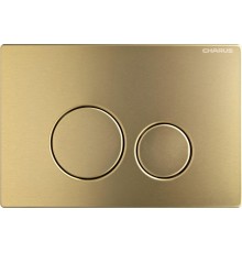 Кнопка смыва Charus Robusto FP.330.BTG.05 брашированное золото