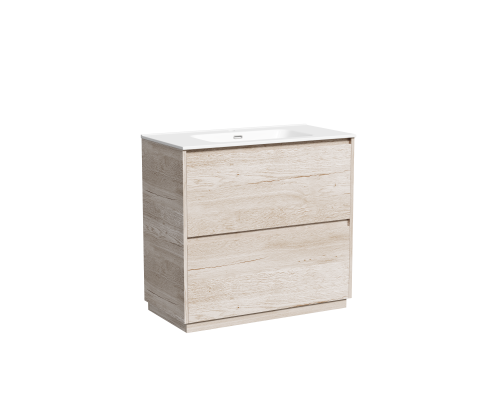 Тумба под раковину SANCOS Libra Floor напольная, 890х450х840, дуб галифакс LB90FEG