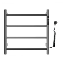 Полотенцесушитель электрический Wonzon&Woghand BONN, Темный графит WW-AL404-GM