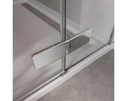 Душевая дверь Cezares Liner 100 R LINER-B-12-100-C-Cr-R профиль Хром стекло прозрачное