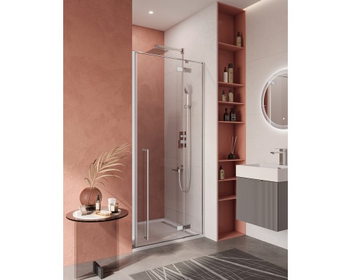 Душевая дверь Cezares Liner 100 R LINER-B-12-100-C-Cr-R профиль Хром стекло прозрачное