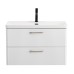 Тумба под раковину BelBagno Due 80 DUE-800-2C-SO-BL-P подвесная Bianco Lucido