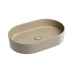 Чаша накладная овальная Ceramica Nova Element 60x38 Капучино Матовый