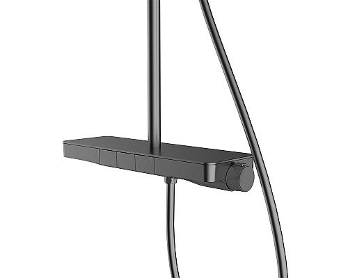 Душевая стойка Vincea Inspire VSFS-3I12TGM термостатическая с верхним душем сталь Душевая стойка Vincea Inspire VSFS-3I12TGM термостатическая с верхним душем сталь
