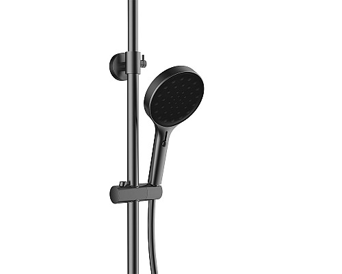 Душевая стойка Vincea Inspire VSFS-3I12TGM термостатическая с верхним душем сталь Душевая стойка Vincea Inspire VSFS-3I12TGM термостатическая с верхним душем сталь
