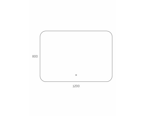 Зеркало Taliente Zled-B с LED-подсветкой, 120x80см, прямоугольное