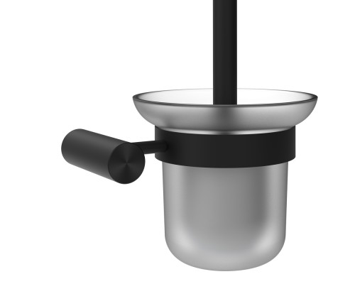 Настенный ерш для унитаза Raiber premium RPB-80009 Graceful, матовый черный