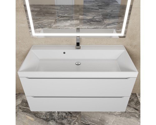 Раковина для ванной 100 см, Uperwood Classic, белая глянцевая