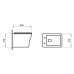 Унитаз подвесной BelBagno BB248CHR