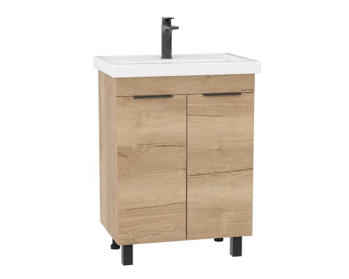 Тумба под раковину Onika Легран 70 напольная, дуб галифакс