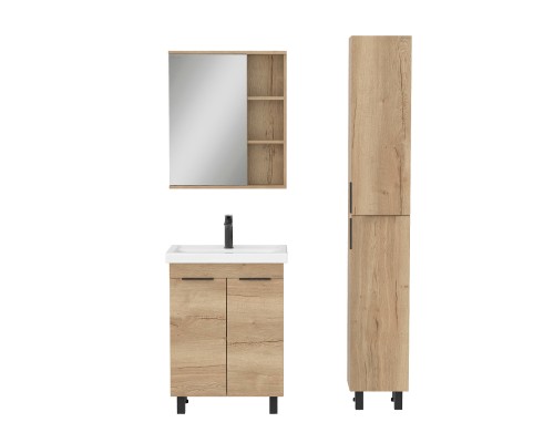 Тумба под раковину Onika Легран 70 напольная, дуб галифакс