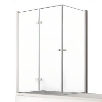 Шторка для ванны NEW TRENDY NEW SOLEO 120x70x140 L хром