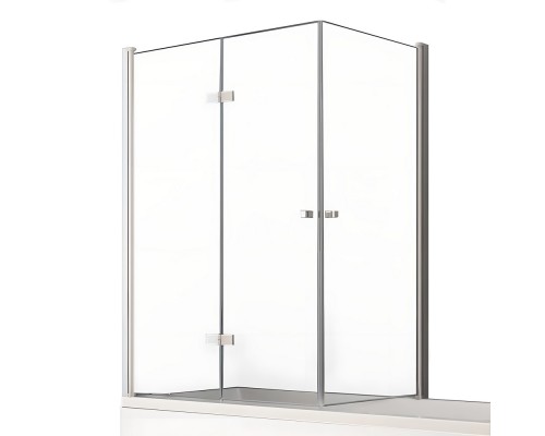 Шторка для ванны NEW TRENDY NEW SOLEO 120x70x140 L хром