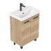Тумба под раковину Onika Легран 60 напольная, дуб галифакс