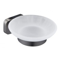 Мыльница с держателем Wonzon&Woghand, Темный графит