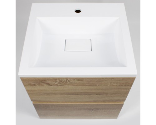 Раковина для ванной 50 см, Uperwood Barsa, белая глянцевая