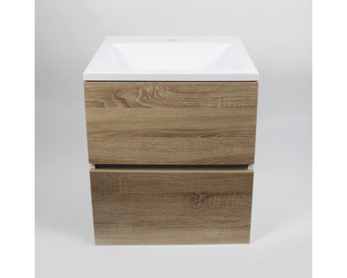 Раковина для ванной 50 см, Uperwood Barsa, белая глянцевая