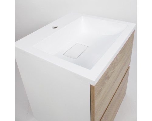 Раковина для ванной 50 см, Uperwood Barsa, белая глянцевая