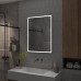 Зеркало Континент Frame 700x1000 с подсветкой Белое с сенсорным выключателем