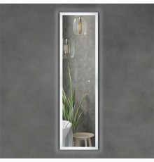 Вертикальное зеркало для ванной Comforty Люпин 440x1580 с подсветкой, с сенсором