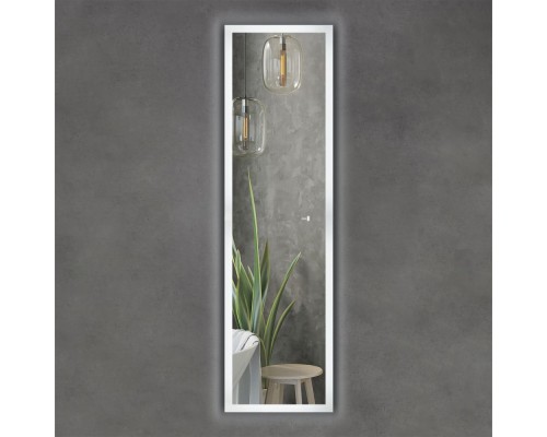 Вертикальное зеркало для ванной Comforty Люпин 440x1580 с подсветкой, с сенсором