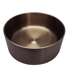 Раковина накладная ABBER Wasser Kreis AF2407MRG розовое золото матовое