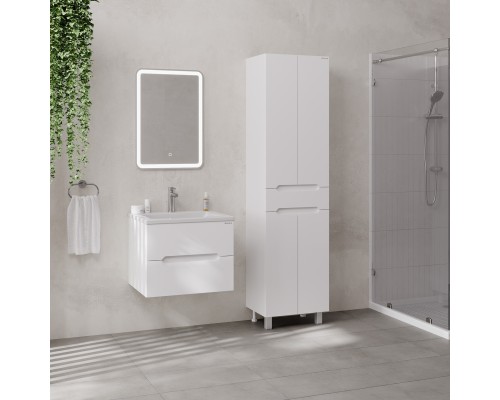 Пенал Onika Айленд 50 напольный, белый