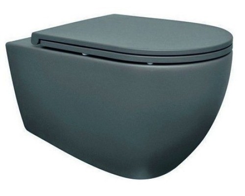 Унитаз ISVEA Infinity подвесной 365x530x400-изумрудный матовый 10NF02001SV-2P