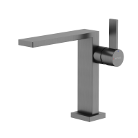 Смеситель для раковины SANCOS Linn, вороненая сталь, SC9019GG