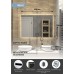Зеркало Континент Trezhe 1000x700 ЗЛП400 с подсветкой с бесконтактным выключателем