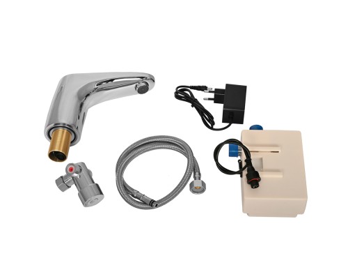 Сенсорный смеситель для раковины Raiber RSF88121 матовое золото