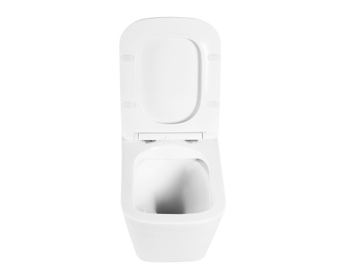 Комплект унитаза с инсталляцией BelBagno Due BB3103CHR/SC/BB002-80/BB014-SR-BIANCO с сиденьем Микролифт и Белой клавишей смыва