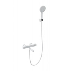 Смеситель для ванны с душем и термостатом Wonzon&Woghand, Белый матовый