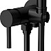 Гигиенический душ со смесителем Raiber premium RPB-009 Graceful, матовый черный