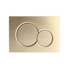 Кнопка смыва для инсталляции Wonzon&Woghand, Брашированное золото WW-IB232-BG