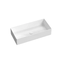 Раковина накладная Ceramicanova Адель (Adele) 760x340x160, белый