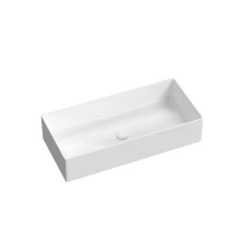 Раковина накладная Ceramicanova Адель (Adele) 760x340x160, белый