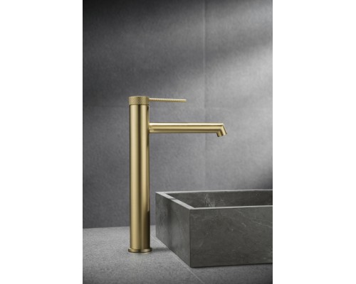 Смеситель для раковины Vincea VBF-2RM2BG однорычажный, брашированное золото