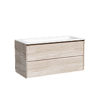 Тумба подвесная SANCOS Marmi 2.0 995х445 c двумя ящиками, дуб галифакс MR2.0100EG