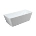 Ванна акриловая Vincea 1700x800x600 белый щелевой перелив слив хром
