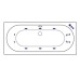 Ванна EXCELLENT Oceana 170x75 "SMART" (белый)
