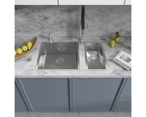 Кухонная мойка Reflexion Como RX2044SS полированная сталь