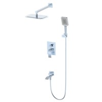 Душевая система встраиваемая Wonzon&Woghand, Хром