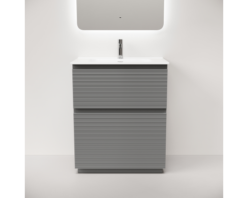 Тумба под раковину Напольная Sancos Folk Floor 69 FL70FES Ergraut soft