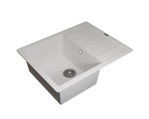 Кухонная мойка кварцевая Uperwood Quartz UPD-03-01, прямоугольная, белая