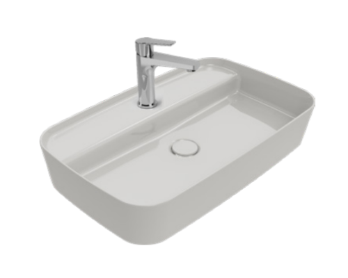 Раковина накладная ISVEA Peak 10PE65065SV 65 см белый 10PE65065SV