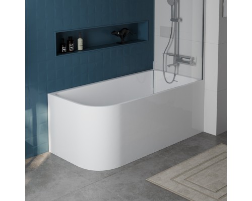 Акриловая ванна BelBagno 170x73 R BB712-1700-730-R без гидромассажа