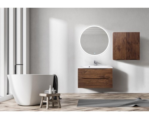 Подвесной шкаф BelBagno Fly-Marino 70 FLY-MARINO-700-2A-SC-RW-P Rovere Moro