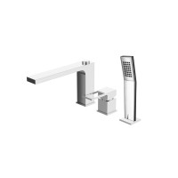 Смеситель на борт ванны BelBagno Romano ROM-BVD-CRM Хром