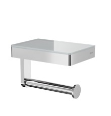 Держатель туалетной бумаги Black&White Gravity, GA-9620C, с полкой, хром